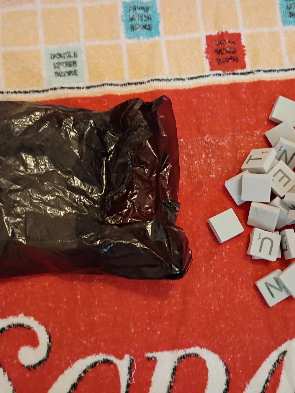 Jay Franco Scrabble Board Beach Towel with Foam Pieces Complete! Hasbro